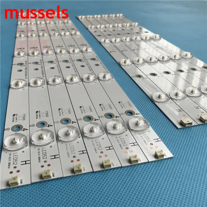 LEDBacklight полоса для ТВ 1000 мм YX 11800731B0 2E562 0 A 539 + 11800732B0 TPT500DK QS1 100 шт|Промышленные
