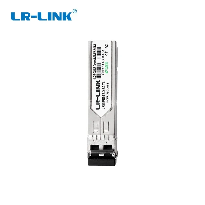 LR-LINK 8512-X5ATL LC разъем гигабитный DDM мм мультимодовый SFP модуль 850nm 550 m 1,25 Gb волоконно-оптический трансейвер Совместимость с