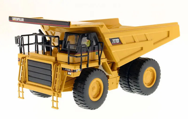 Литая игрушка модель DM 1:50 Масштаб гусеница кошка 777D Инженерная техника внедорожный самосвал грузовой автотранспорт для коллекции 85104 - Цвет: Цвет: желтый