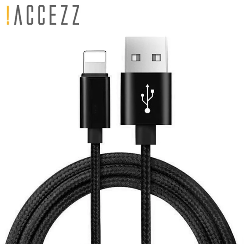 

!ACCEZZ Usb Charge Cable Lighting For Iphone X XR XS MAX Charging Cables For Iphone SE 5S 5 8 7 6s 6 Plus Charger Sync Data Line