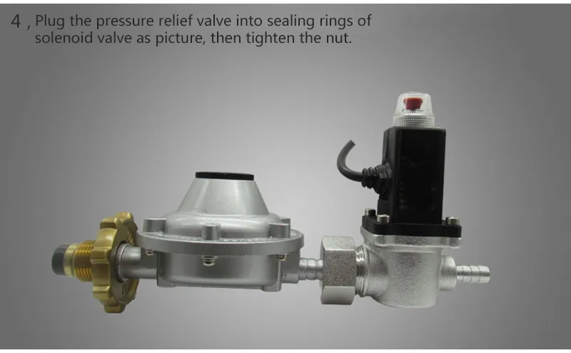 Gas detector with cylinder Solenoid valve 08