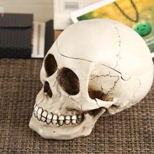 Оригинальность смолы череп пепельница, для курения принадлежности Барные аксессуары