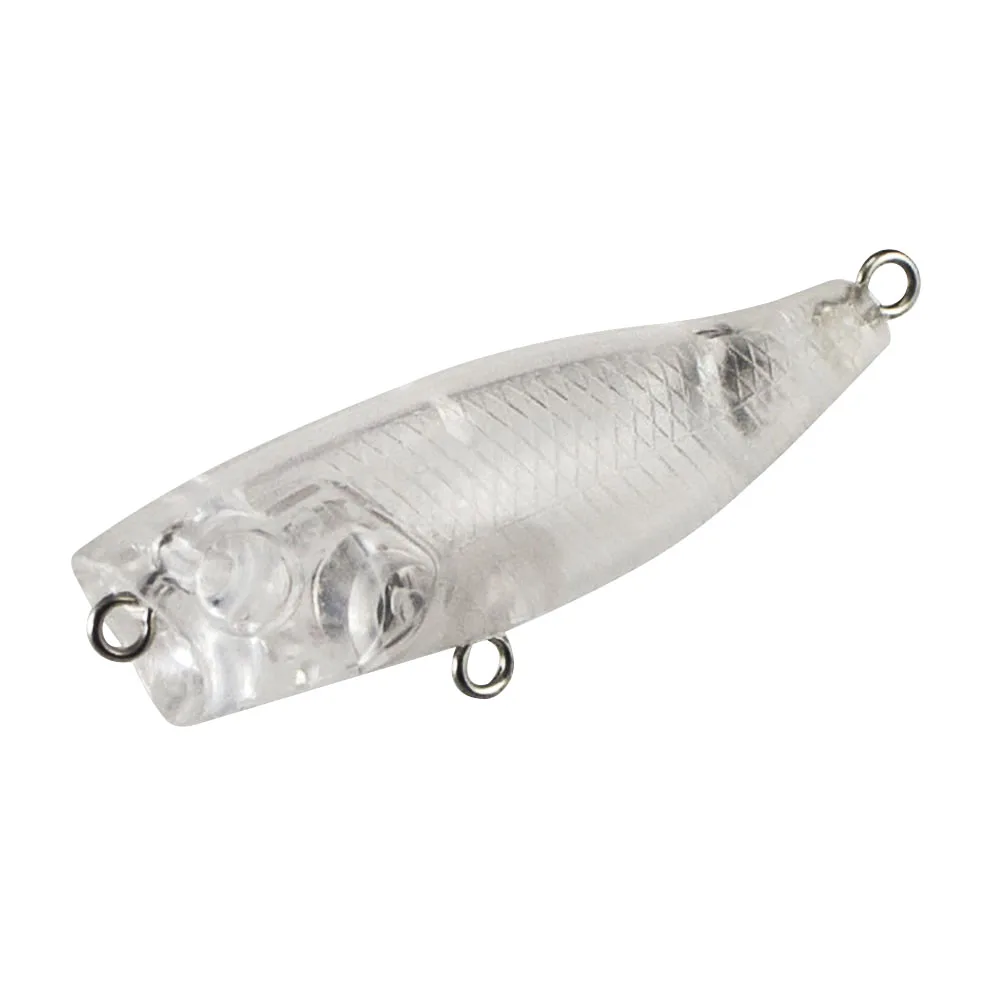 

10pcs Countbass Blank Hard Lure 42mm 2.9g, Topwater, Popper Unpainted Fishing Bait, Wobblers