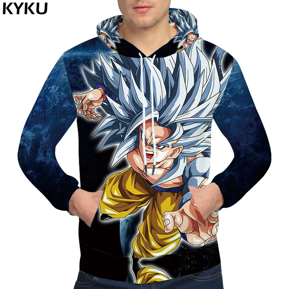 KYKU бренд Dragon Ball Z толстовки Goku 3d Звездные небесные Мужская одежда Аниме 3D