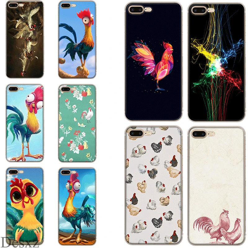 Phone Case Chicken Cock Rooster Cover For iPhone 5 5s SE 6 6s 7 8 Plus X XS XR Max Shell | Мобильные телефоны и