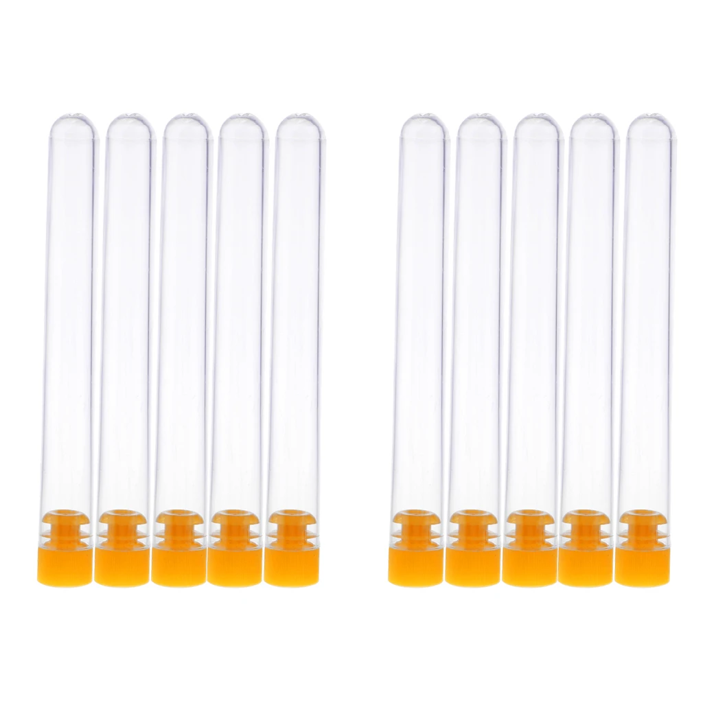 10 Pieces Orange  Felting Sewing Needles Container Sewing Needles Kit Storage Bottles Holder