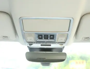 

1 PCS Chrome Car Roof Reading Lamp Frame Trim For Discovery 5 LR5 2017 Car Accessories