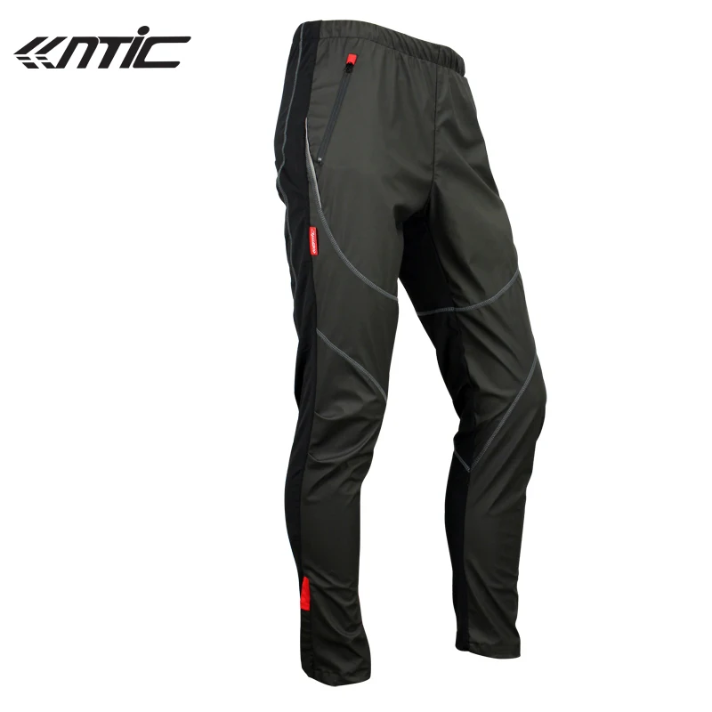 Santic Men's Windproof Cycling Trousers Fleece Thermal Wind Winter ...