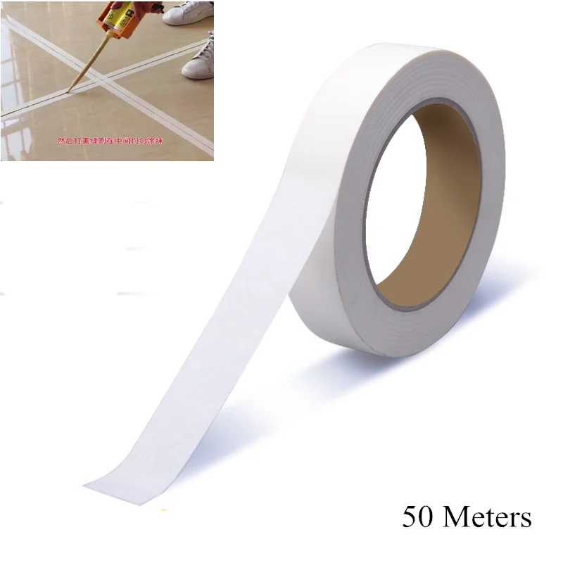 

50M Tile Beauty Sewing Tool Adhesive Tape Floor Gap Painting Utensils Tape for Tile Gap Grouting Tape Construction Tools