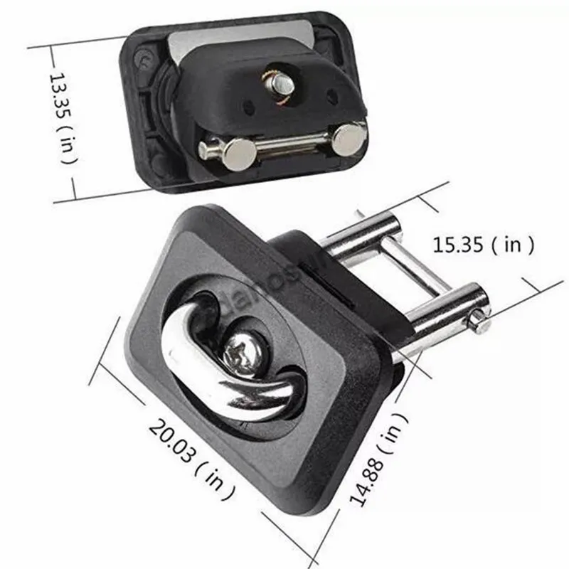 1 пара x dahosun высокое качество фиксированная пряжка якорь тумблер Зажим Замок для 07-18 Chevrolet Silverado GMC Sierra пикап автомобиль/грузовик