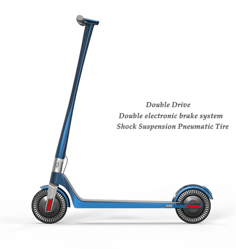 Daibot Foldable Kick Scooter Two Wheel Electric Scooters Double Drive LCD Display 7.5 Inch Portable Electric Scooter For Adult (9)