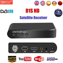 

2018 New Arrival Satellite D1S HD DVB-S2 Digital TV Receiver decoder Full 1080P 64M flash Support Clines Youtube powervu