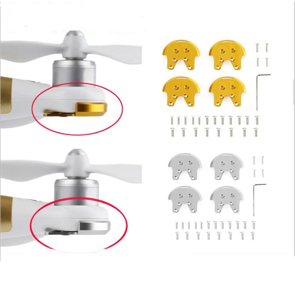 

DJI Phantom 3 Motor Protect Mount Base Quadcopter Spare Parts Reinforcement Plates Anit-Crack Kit