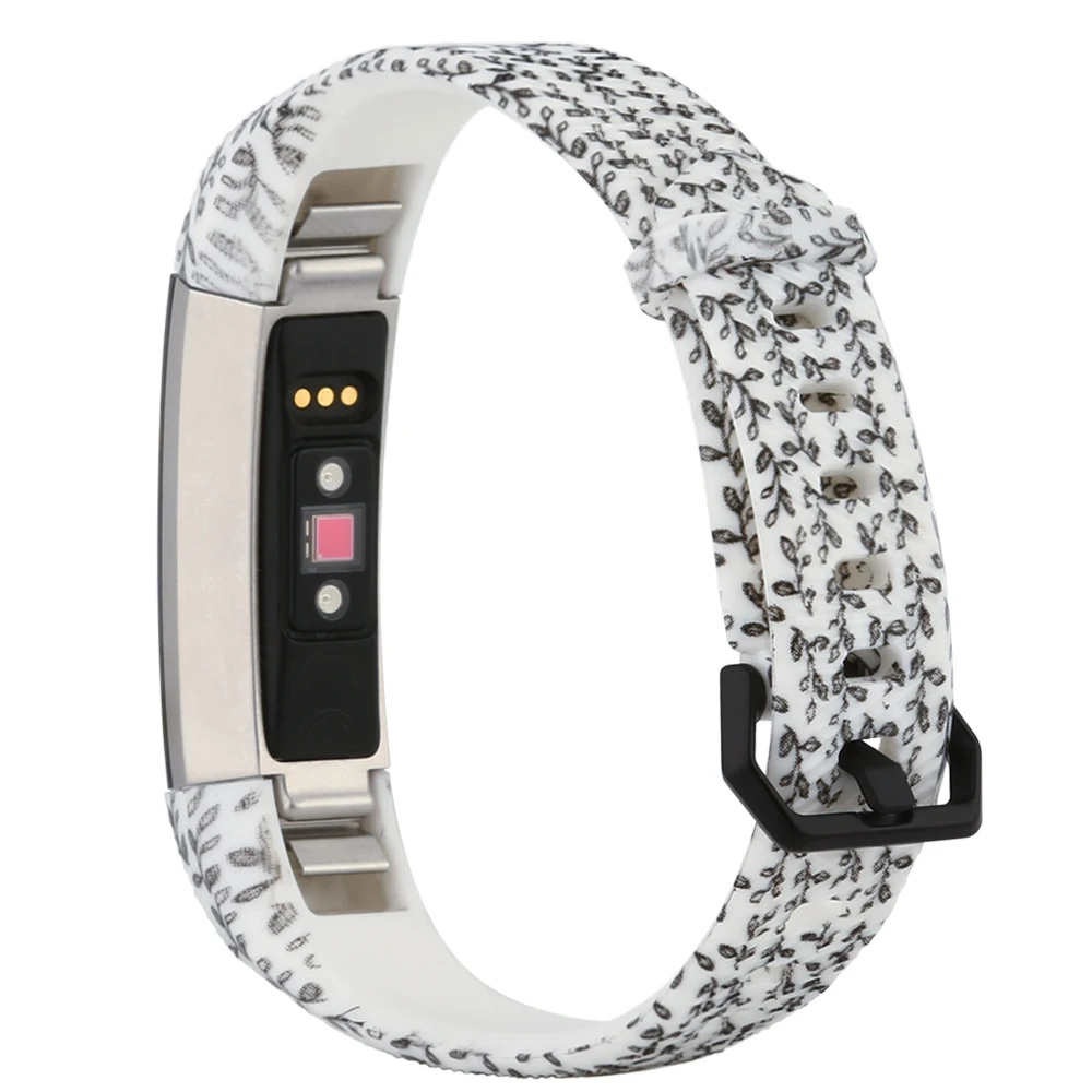 Soft Silicone Sports Replacement Accessories Bands for Fitbit Alta HRFitbit Alta Floral Replacement Wrist Strap For Fitbit Alta (9)