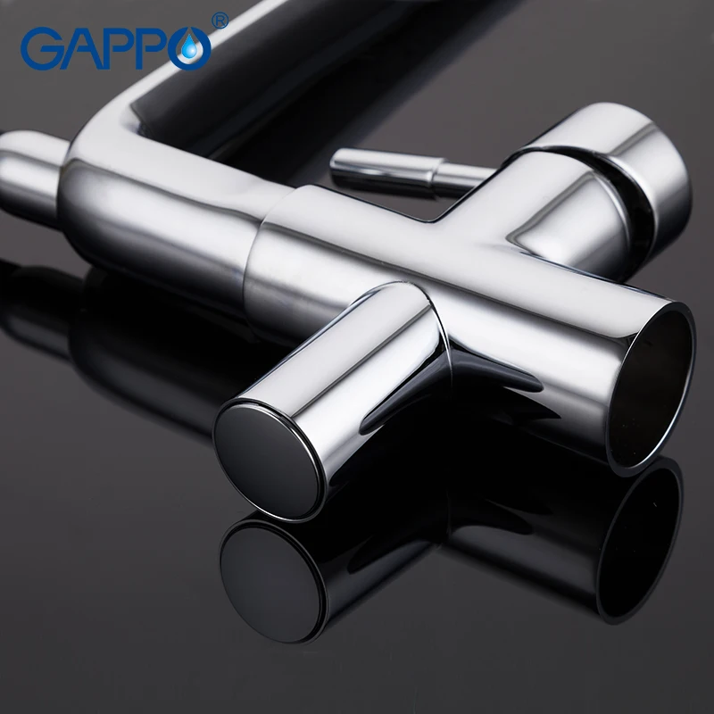 GAPPO G4398-7 kitchen faucet filtered water black