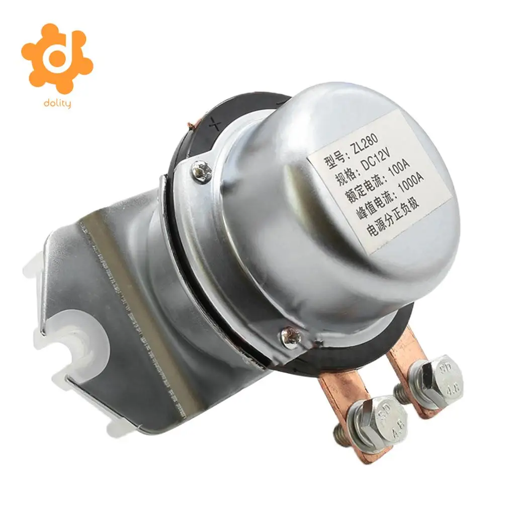 12V 100Amp Solenoid Relay Battery Isolation Switch Continuous Duty