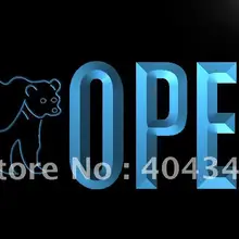 LK860-открыть медведь Дисплей пивной бар светодиодный неоновый свет знак домашнего декора ремесла