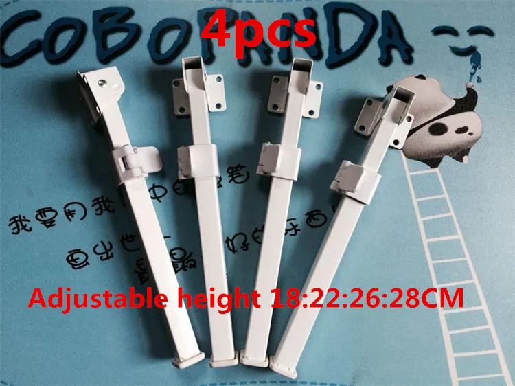 4 pcs Folding table legs retractable student learning table bed folding bed legs bracket