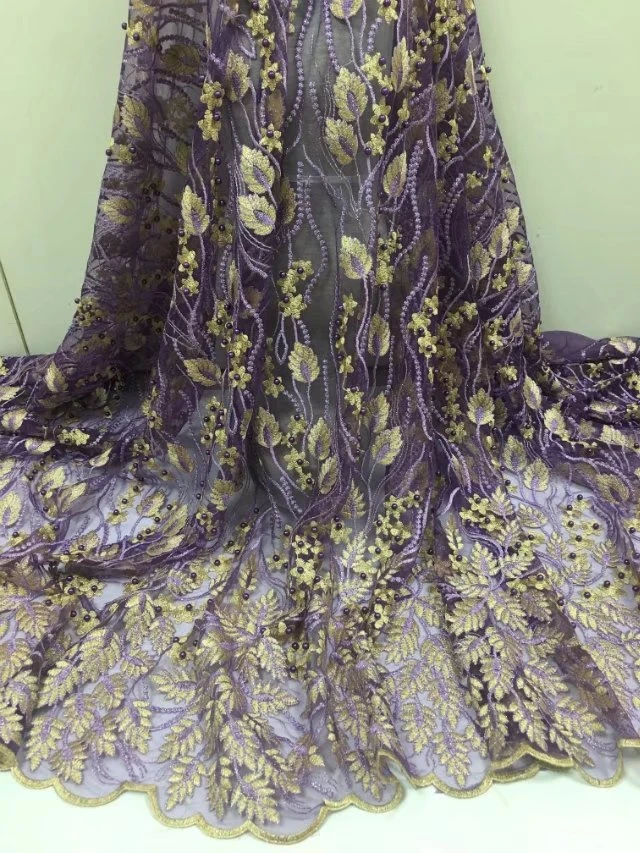 

African Lace Fabric 2018 Embroidered Nigerian Laces Fabric Bridal High Quality French Tulle Lace Fabric For Women