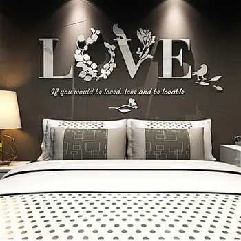 DIY 3D Leaf LOVE Stylish Wall Sticker Decor Bedroom Living Room Decor Removable Sticker Art Vinyl Decals Acrylic Mirrored
DIY 3D Leaf LOVE Stylish Wall Sticker Decor Bedroom Living Room Decor Removable Sticker Art Vinyl Decals Acrylic Mirrored