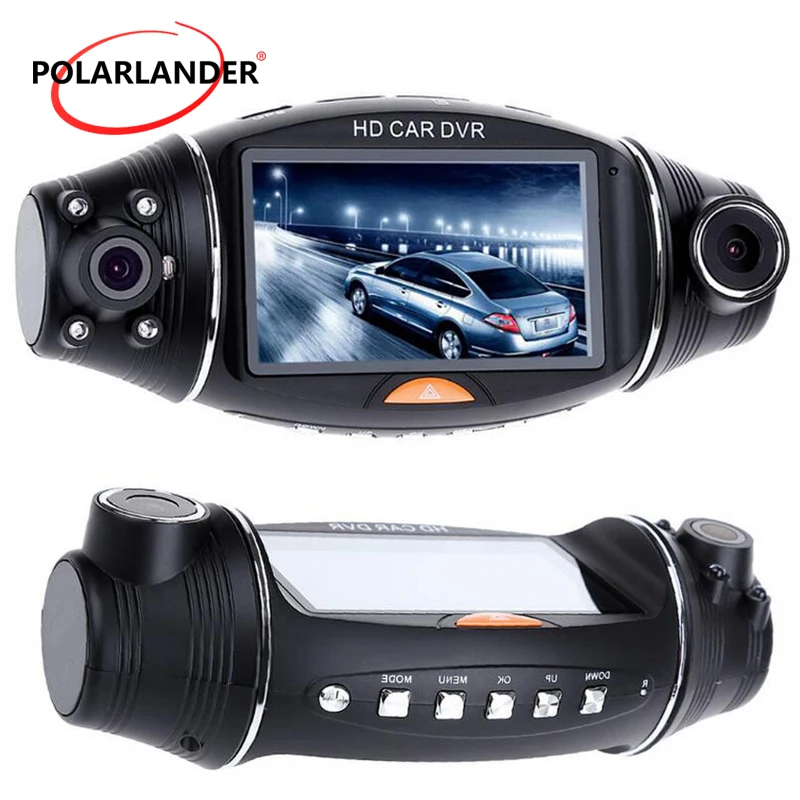 1080P Car Camera 2.7 Inch Infrared Night Vision Camera G-sensor GPS Logger Dash Cam HD Dual Lens DVR R310 TFT LCD Video Recorder 1080P Car Camera 2.7 Inch Infrared Night Vision Camera G-sensor GPS Logger Dash Cam HD Dual Lens DVR R310 TFT LCD Video Recorder
