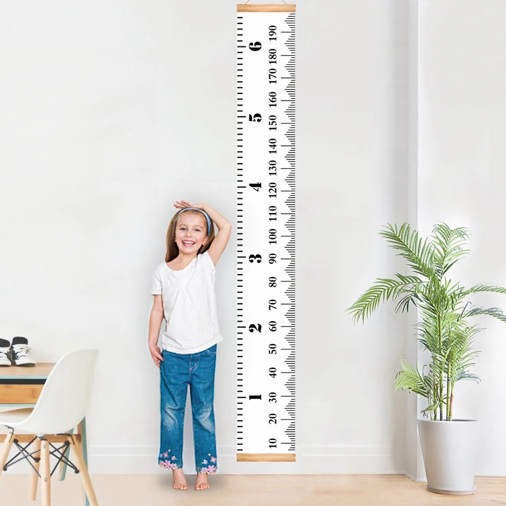 

Children Kids Growth Chart Height Ruler Wall Sticker Ruler Growth Chart Wall Decal Height Measurement Sticker Decorative Gift