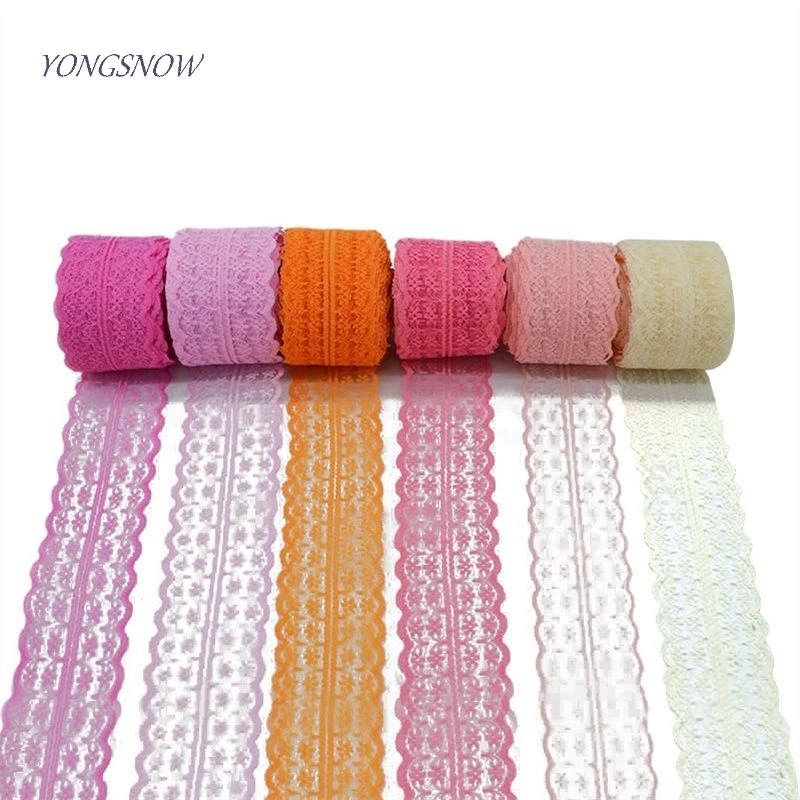 10 meter Lace Fabric Ribbon Lace Trim Roll For Gift Wrapping DIY Crafts Sewing Knitting Supplies Wedding Decoration