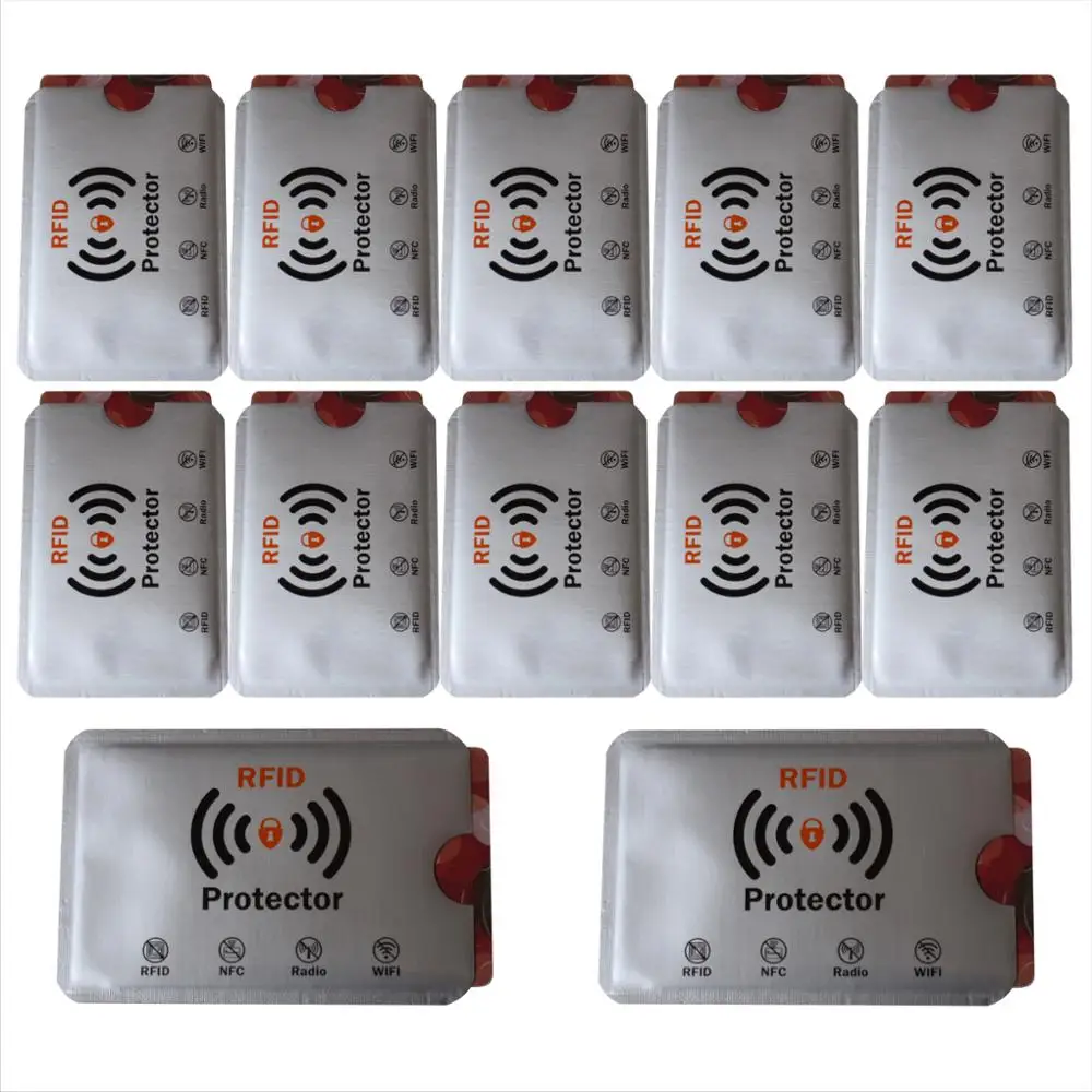 Бесплатная доставка 1000 шт защита от кражи RFID Блокировка Карты рукав для