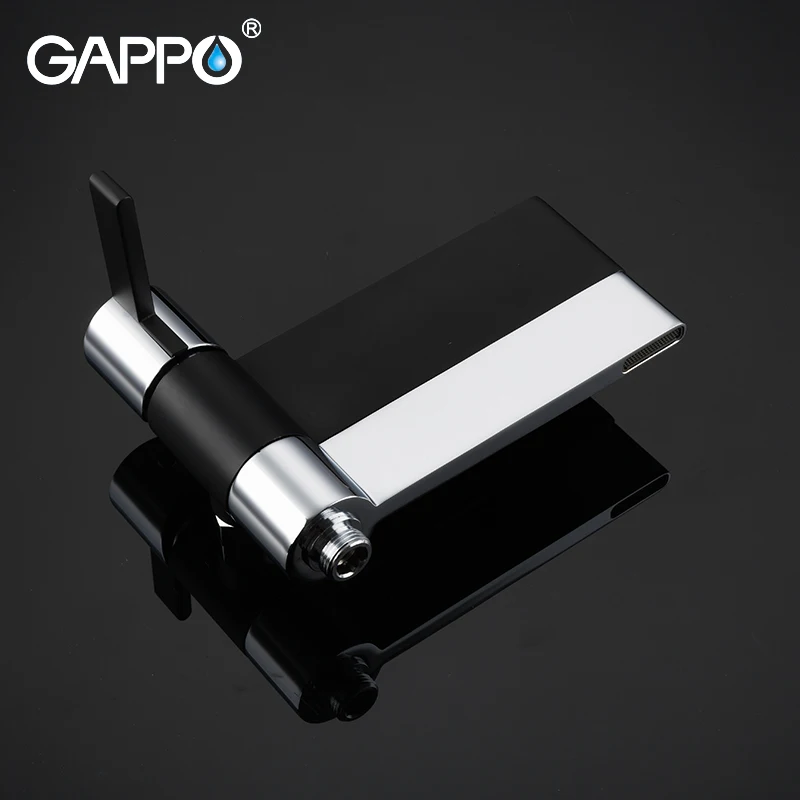 GAPPO смеситель для ванной настенный смеситель для душа для ванной душ для ванной черный смеситель для воды душ краны chuverio