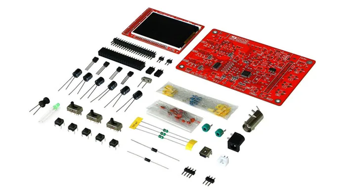 DSO138 цифровой осциллограф DIY Kit diy части для осциллографа делая Электронный диагностический инструмент обучения osciloscopio набор 1Msps