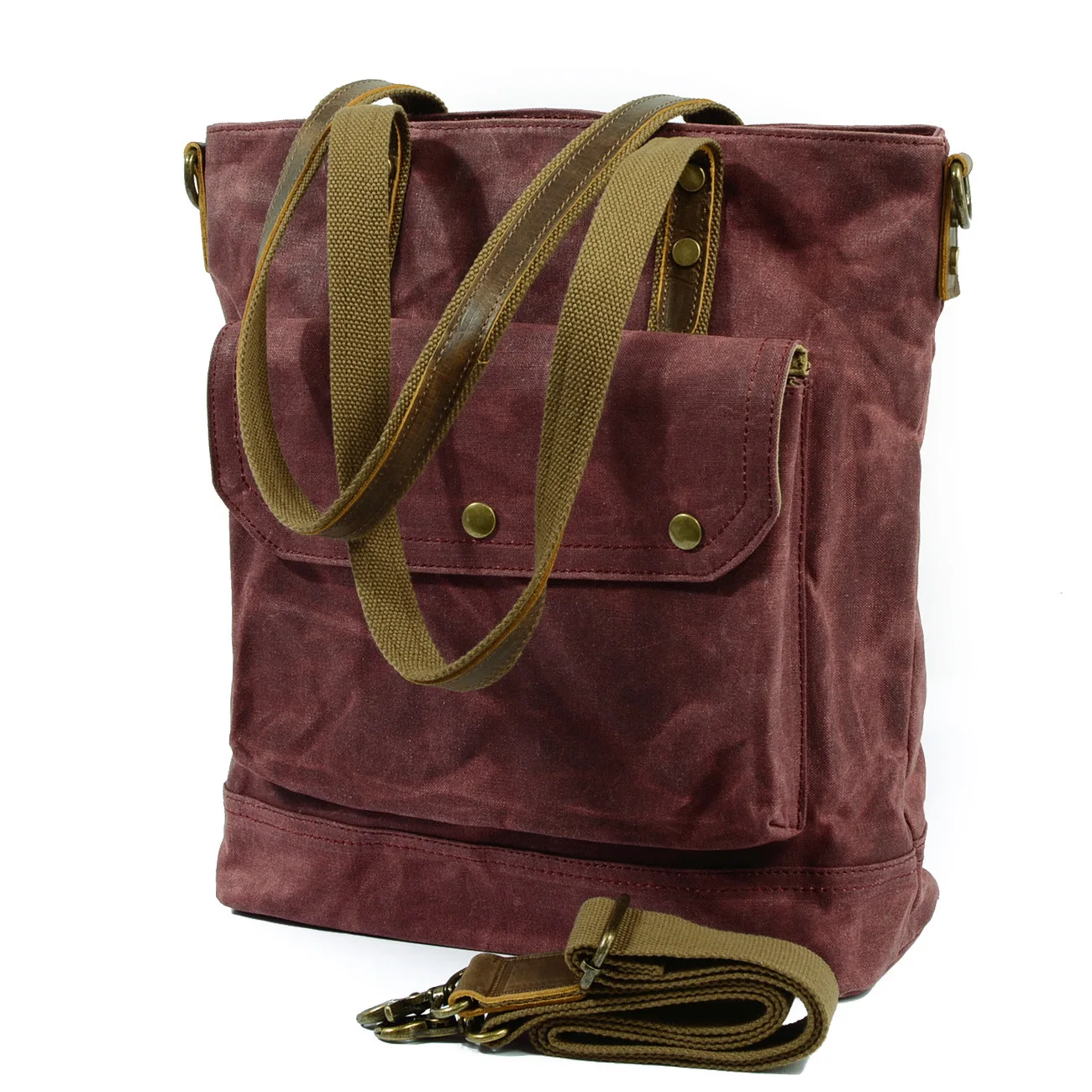 

Man Crossbody bag Multifunction Men bag Retro handbags Women Waxed Canvas Bag Shoulder Messenger Bags Leisure Waterproof Package