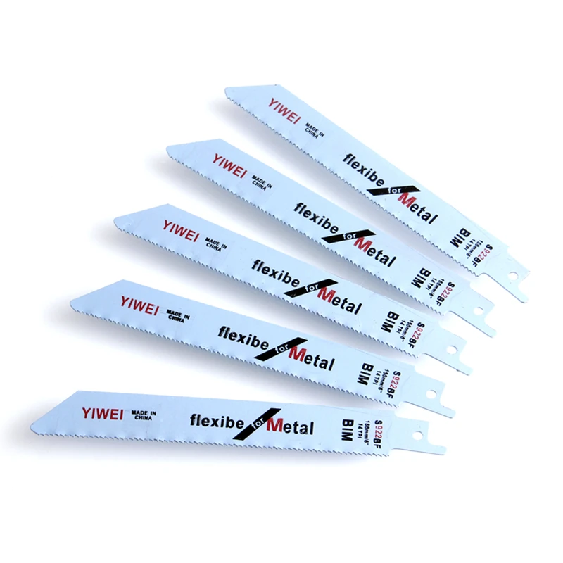 YIWEI 6" Jig Saw Blade Reciprocating Saw Set For Cutting Metal Plastic