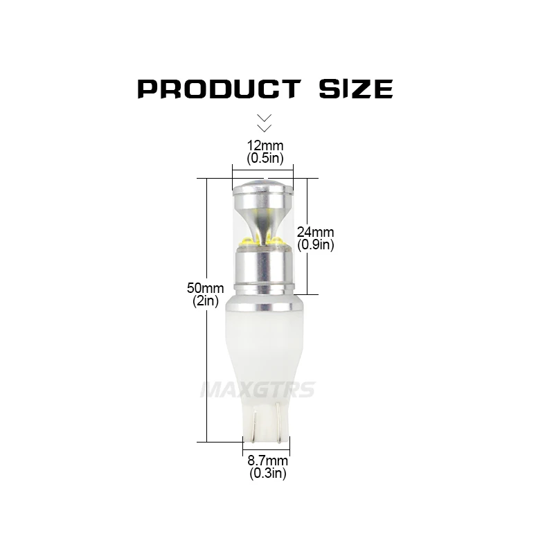 2X T15 912 921 W16W أدى 30 واط المتطرفة مشرق كري رقاقة XBD مصابيح سيارات مصباح إشارة وقوف السيارات احتياطية عكس أضواء العارض عدسة