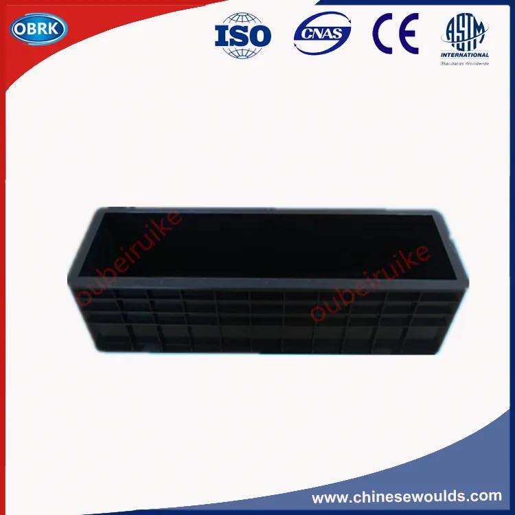 Black Concrete Flexural Moulds150x150x550mm Rupture Resistance Moulds |