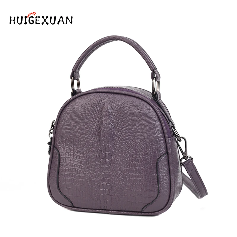 

2019 New Alligator Patter Women Chain Handbag High Quality PU Leather Handmade Bags Fashion Female Shell Shoulder Messenger Bags