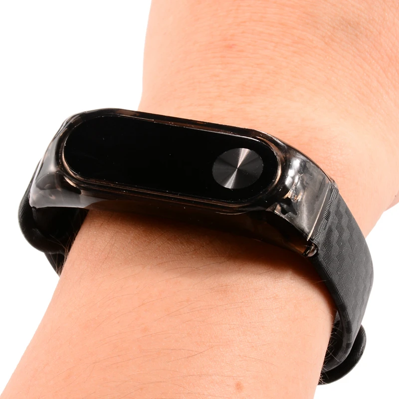 Ремешок Hangrui для браслета Xiaomi Mi Band 2 удлинитель из углеродного волокна с