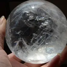 Ddh001136 ПРОЗРАЧНЫЙ СИНИЙ RUTILATED КРИСТАЛЛ КВАРЦА СФЕРА ШАР