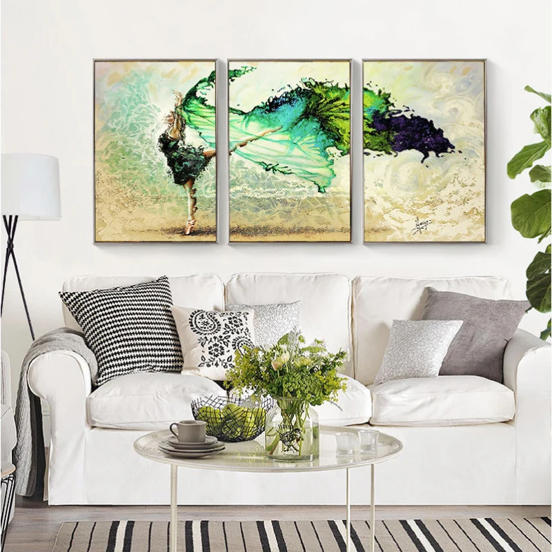 

HOT SALE Frameless Painting & Calligraphy Dancer DIY Painting By Numbers Modern Wall Art Picture Unique Gift For Home Decor