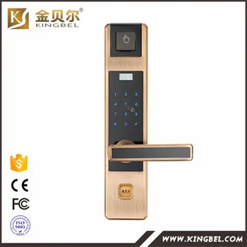 

password fingerprint and rfid card four in one smart lock