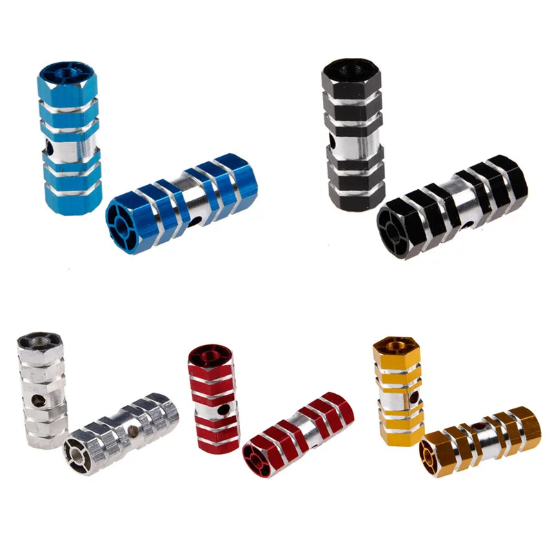 

1Pair Six Axle Aluminum Alloy Pegs Cycling Bicycle Bike Rear Foot Peg Stunt