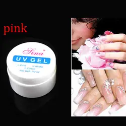 1/4 шт клей для ногтей УФ-строительный гель милый чистый розовый белый строительный комплект набор клея JIU55