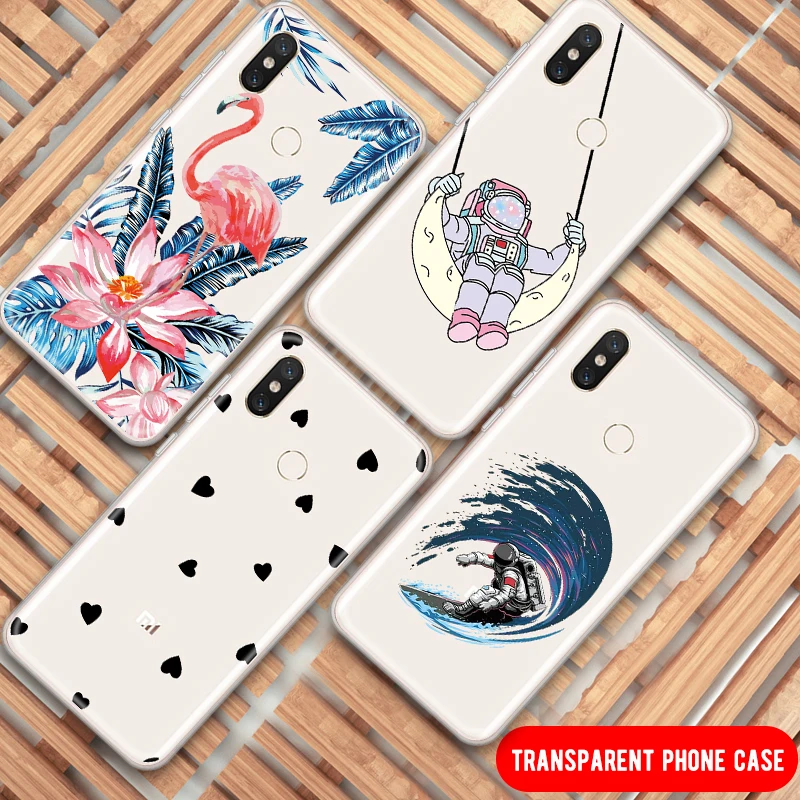 

Protective Case For Xiaomi Remo Note 7 6 5 Pro 6A 6 7 Soft TPU Silicone Case For Xiaomi Mi 8 9 6X A2 5X A1 Mi9 SE Pocophone F1
