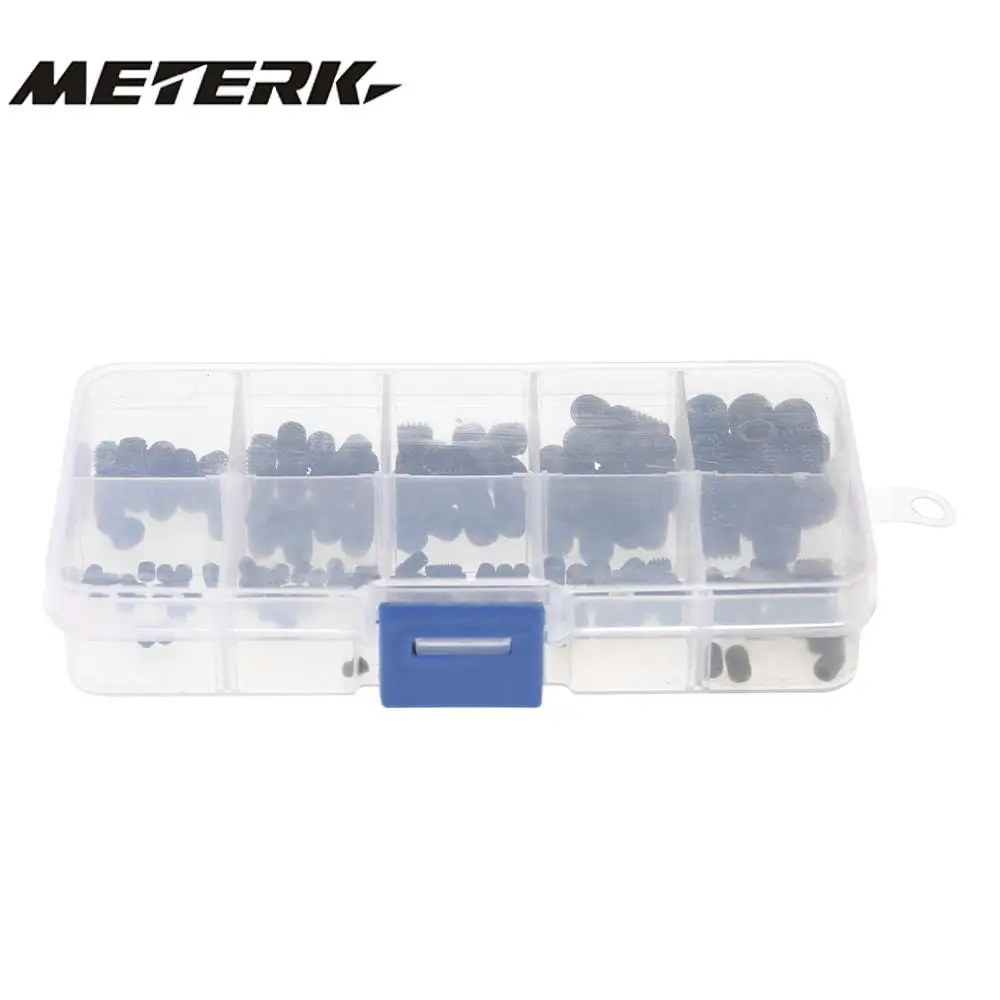 200pcs Black Allen Head Socket Screws Internal Hex Set Grub Screw