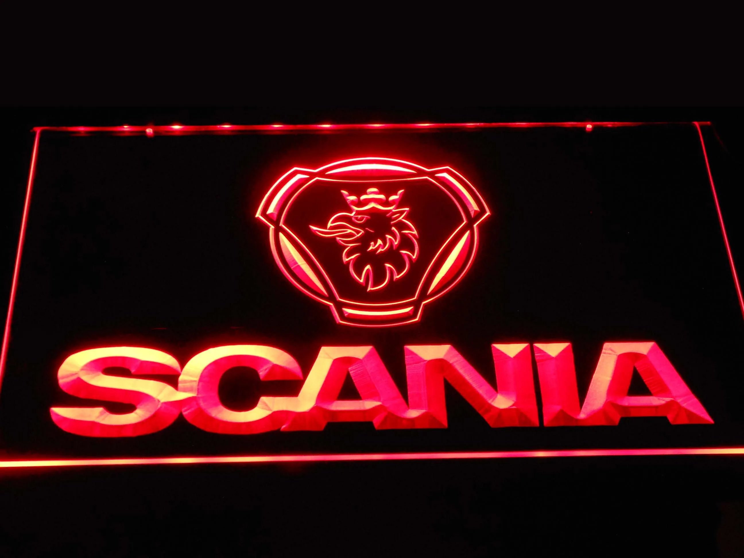 D393 автомобиль Scania грузовик светодиодный неоновый знак с переключателем вкл/выкл