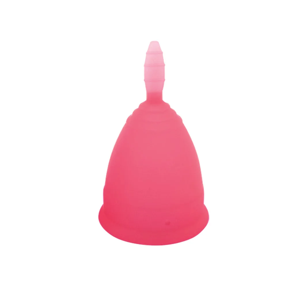 6 Color Hot Sale 1PC Menstrual Cup For Women Feminine Hygiene Medical Silicone Cup reusable and Comfortable Menstrual Cups - Цвет: Red