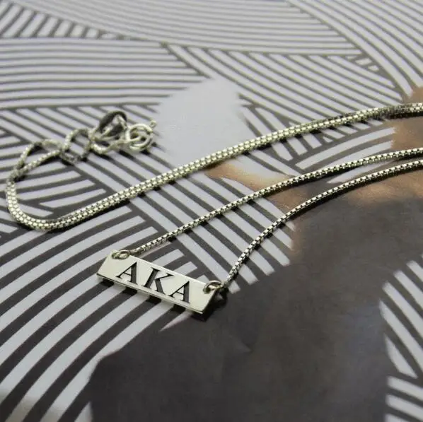

Alpha Kapp Alpha Sorority Personalised Gift Custom Personalized Pendant Necklace AKA Stainless Steel necklace