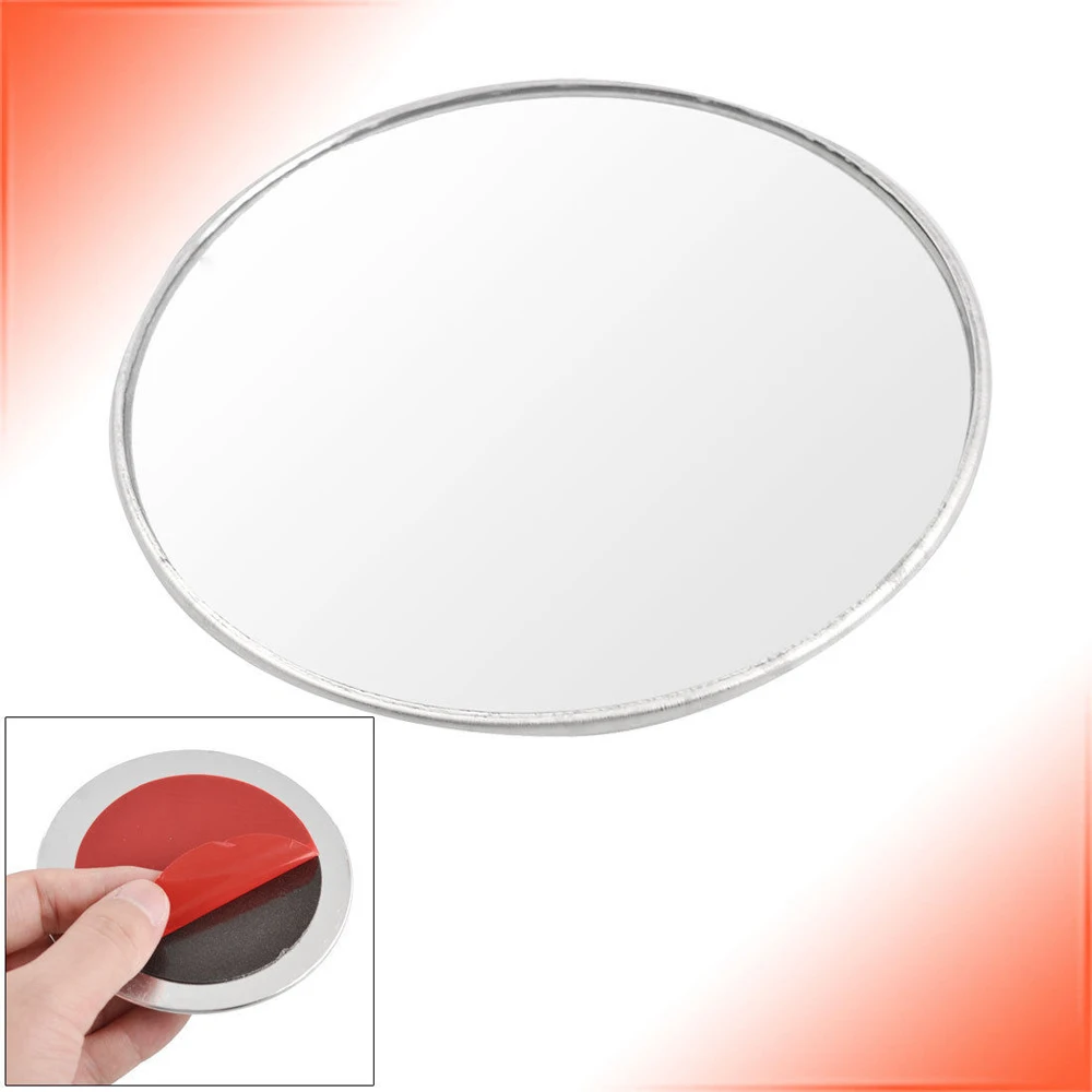 

AUTO Amico Silver Tone 3" Round Convex Rear View Blind Spot Mirror for Car Auto