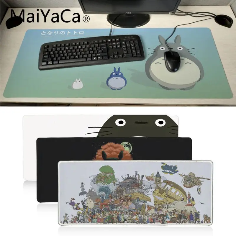 

Maiyaca totoro anime mouse pad gamer play mats gaming Mousepad Mice mat desk mat Precision Lock for notebook gamer mouse pad