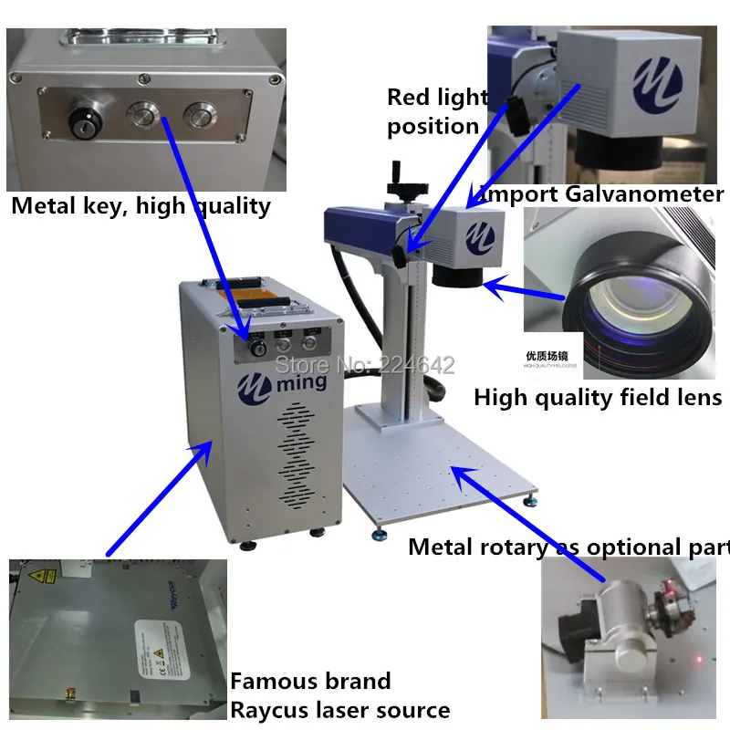 

20W Handheld Fiber Laser Marker Machine for Marking Metal of Standard Configuration