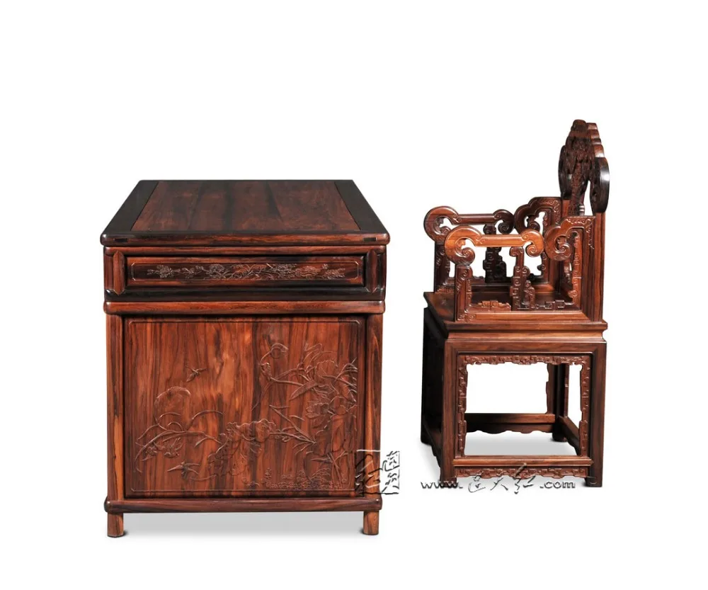 1.8m Executive Writing Desks Rosewood Office Living Room Furniture Antique Computer Tables Solid Wood Book board Chinese Style